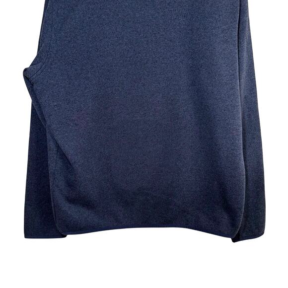 J Crew Mercantile Men’s Quarter Zip Pullover Sweater Fleece Lined Marled Blue L - Picture 8 of 12